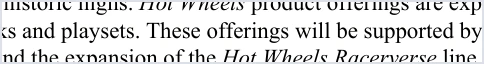 Cropped annual-report excerpt identifying continued Racerverse expansion.