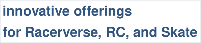 Two-line crop from the Q1 2024 strategy slide naming Racerverse alongside RC and Skate.