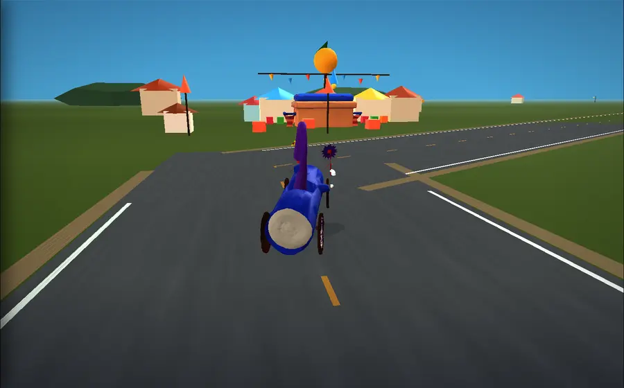 A racer returning to its personal PitPort